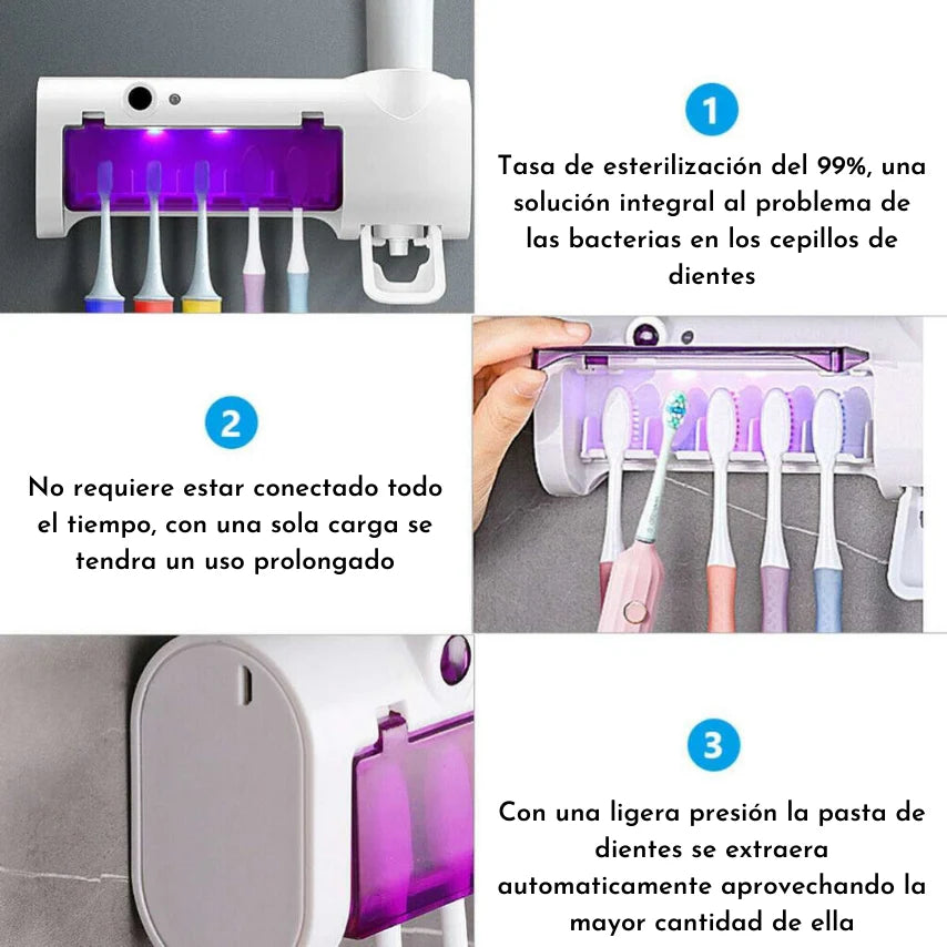 ESTERILIZADOR PARA CEPILLO DE DIENTE - ¡Protección y Salud para tu sonrisa!
