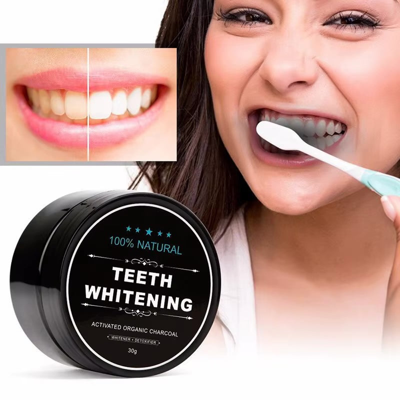 BLANQUEADOR DENTAL DE CARBON EN POLVO - ¡El secreto para una sonrisa más blanca!