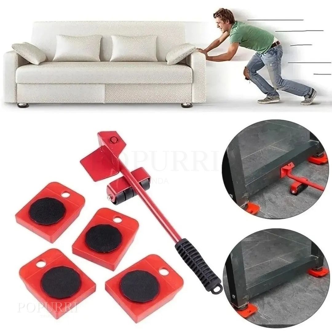 ELEVADOR DE MUEBLES - ¡Mueve tus muebles sin esfuerzo y sin dañar el piso!