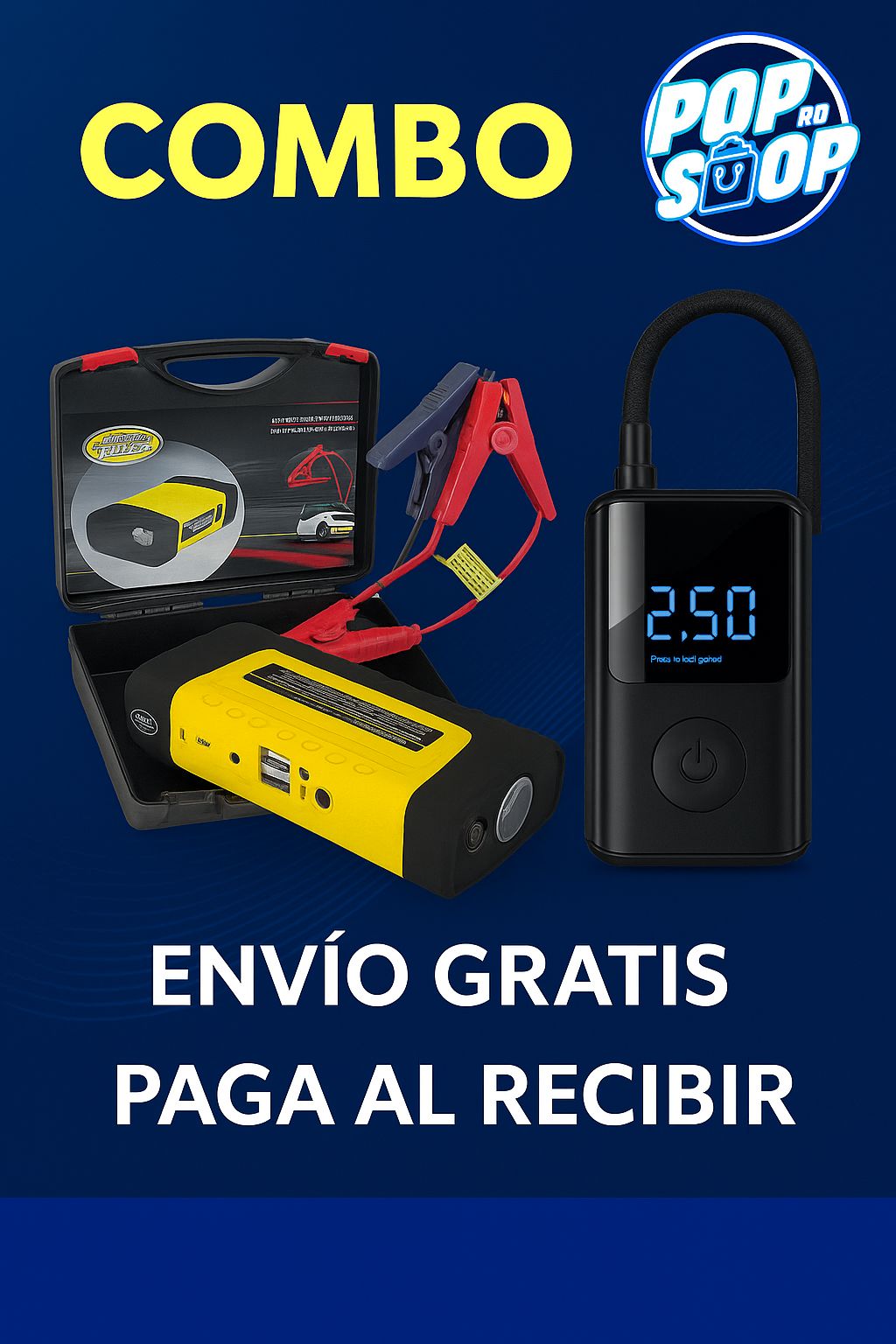 COMBO AUTOKIT PRO - ¡Prepara tu auto para cualquier ruta con el combo más completo!