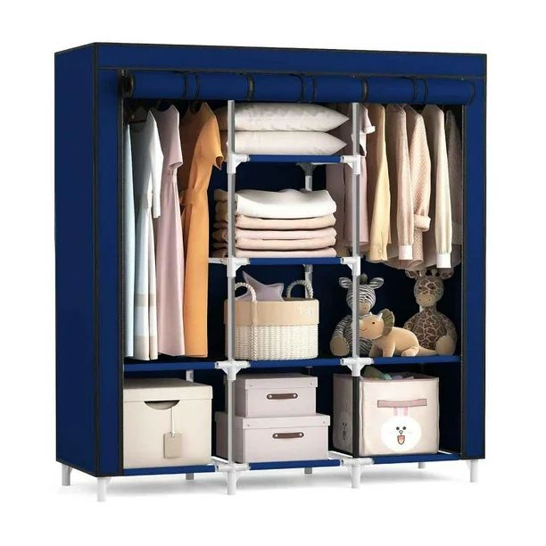 COMBO SÚPER ORGANIZACIÓN - ¡Closet de tela grande + zapatero de 9 niveles!