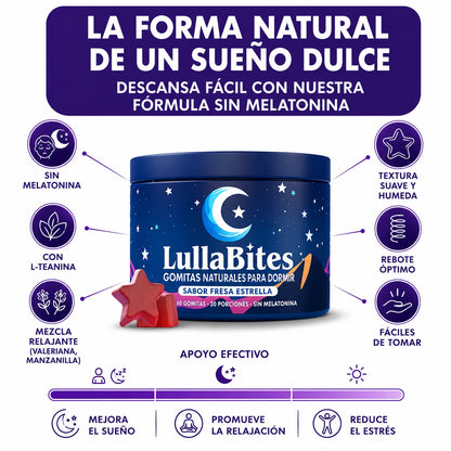 LullaBites ¡Gomitas naturales para Dormir!