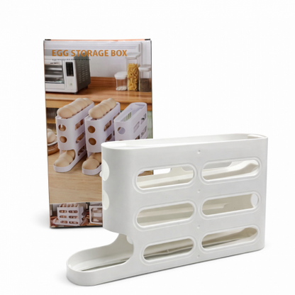 Organizador de Huevos 4 Niveles  ¡Cocina Organizada!