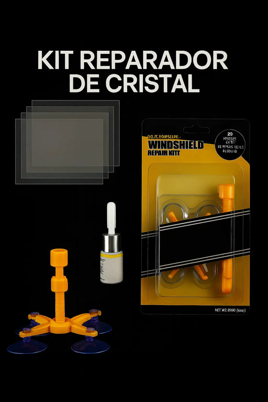 ¡KIT REPARADOR DE PARABRISAS Y CRISTALES!