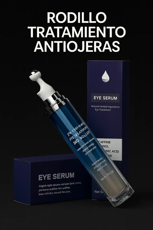 RODILLO TRATAMIENTO ANTIOJERAS - ¡Elimina ojeras y fatiga de forma rápida!