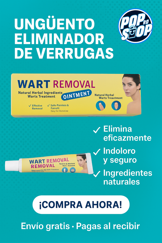 CREMA ANTI VERRUGAS - ¡Recupera tu piel sin verrugas, resultados al instante!