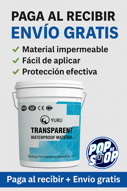 GEL SELLADOR POTENTE DE 1 KG (2.2 LB) – ¡Sella filtraciones al instante con máxima eficacia!