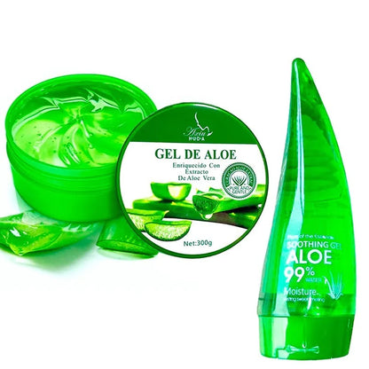 ALOE VERA PURO: GEL HIDRATANTE + EXFOLIANTE NATURAL - ¡Hidratación y cuidado natural para tu piel!