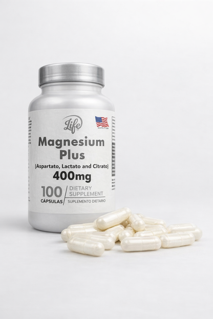Magnesium Plus Complex  ¡Más energía, menos cansancio!