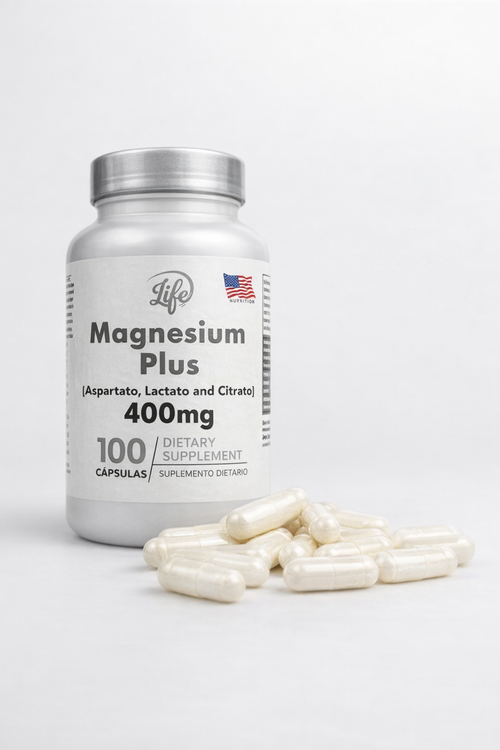 Magnesium Plus Complex  ¡Más energía, menos cansancio!