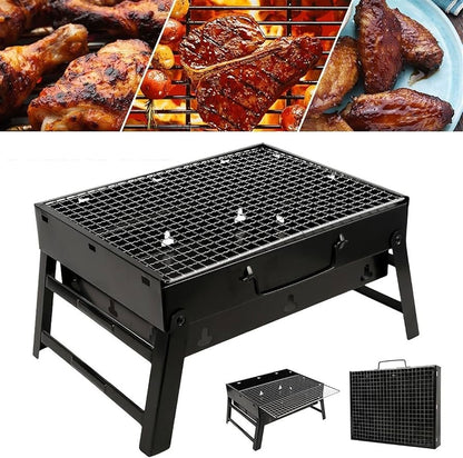 BBQ PEQUEÑO PORTATIL - ¡Perfecto para picnics, camping, o cualquier ocasión!