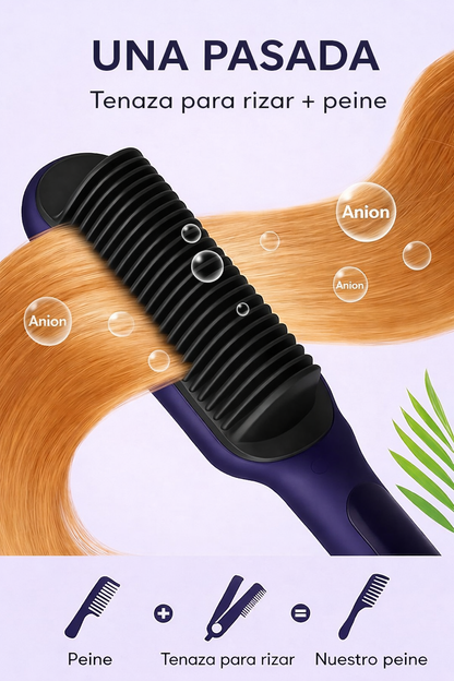 Cepillo Alisador – ¡Peina y alisa en un solo paso!