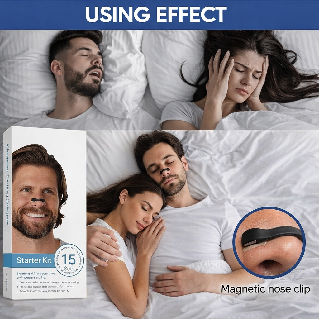 TIRAS NASALES MAGNETICAS   ¡ANTIRRONQUIDOS!