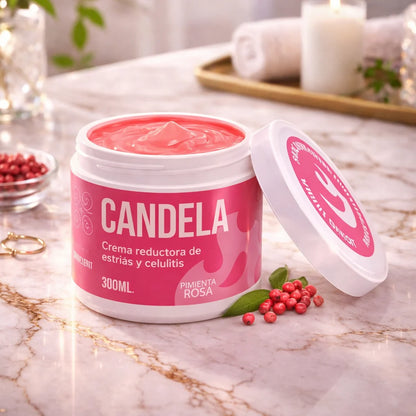 Candela ¡Piel Más Firme, Estrías Menos Visibles!