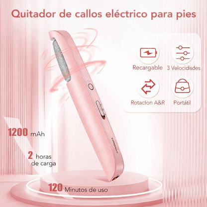 REMOVEDOR DE CALLO ELÉCTRICO ¡Pies suaves en minutos!