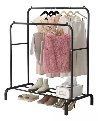 PERCHERO DOBLE MULTIFUNCIONAR -  ¡Práctico, elegante y cómodo para tu hogar!