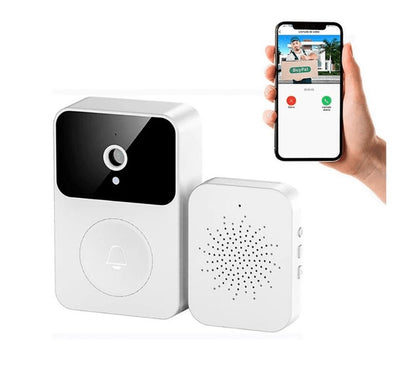TIMBRE CON CÁMARA DE VIDEO INALÁMBRICA ¡Tu puerta, siempre vigilada, desde tu móvil !