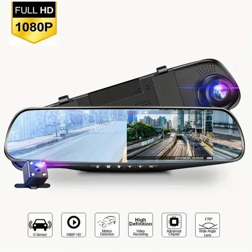 Cámara para Carro 3 en 1  ¡Seguridad 24/7 en Cada Viaje!
