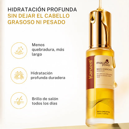 Aceite Karseell ¡Adiós al cabello seco, quebradizo y sin vida!