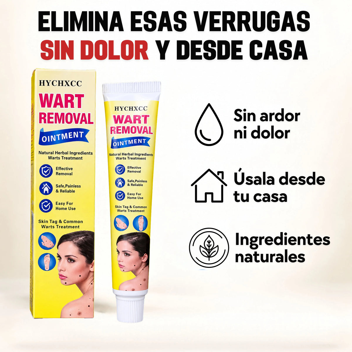 CREMA REMOVEDORA DE VERRUGAS ¡sin doctor, sin dolor y sin gastar una fortuna!