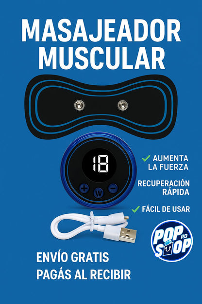 MASAJEADOR MUSCULAR - ¡Despídete del dolor, descubre el poder del alivio profundo!