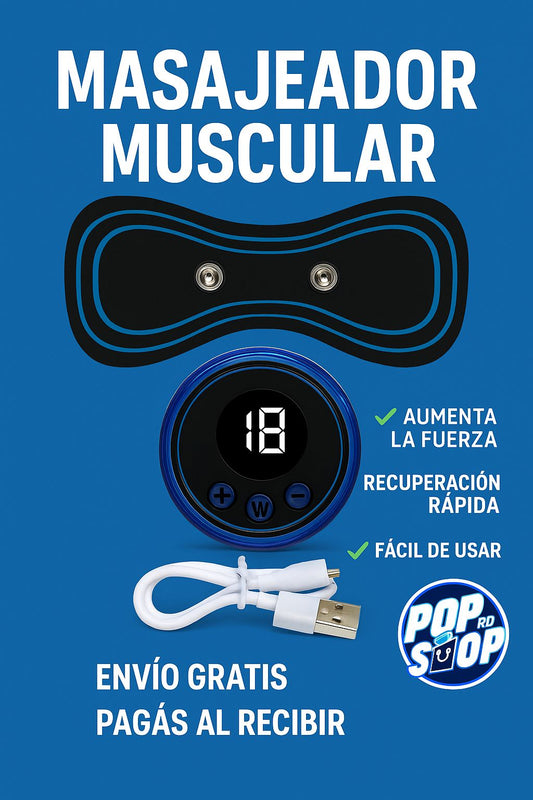 MASAJEADOR MUSCULAR - ¡Despídete del dolor, descubre el poder del alivio profundo!