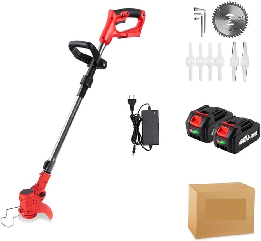CORTA CESPED ELECTRICO PLEGABLE 2 BATERIA 48V - ¡Potencia y precisión al cortar: Tu jardín impecable con un solo pase!