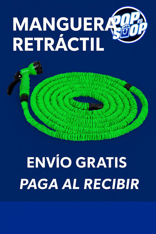 MANGUERA RETRACTIL MAGIC HOUSE 45 M/ 150 PIES - ¡Riega más con menos esfuerzo, para un jardín impecable!