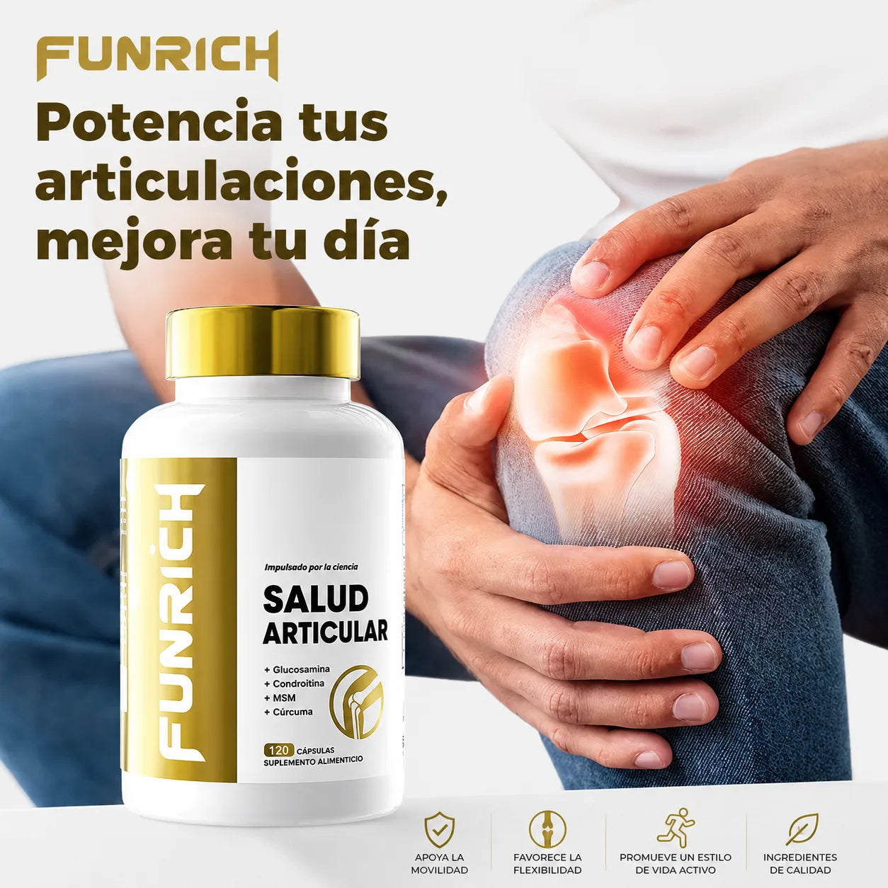 JOINT Suplemento ¡Bienestar para huesos y articulaciones!