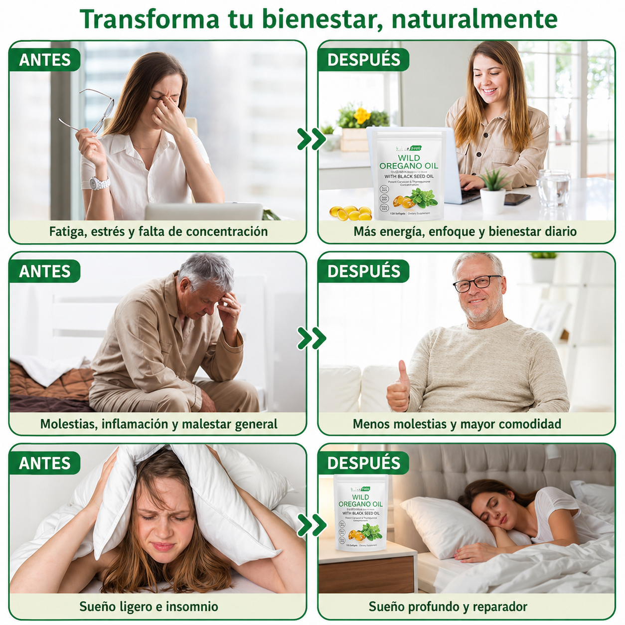 Cápsulas de Orégano ¡Bienestar natural!