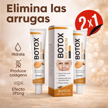 CREMA DE BOTOX VENENO DE ABEJA 2X1– ¡Rejuvenece tu Piel!