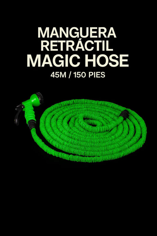 ¡MANGUERA RETRACTIL MAGIC HOUSE 45 M/ 150 PIES!