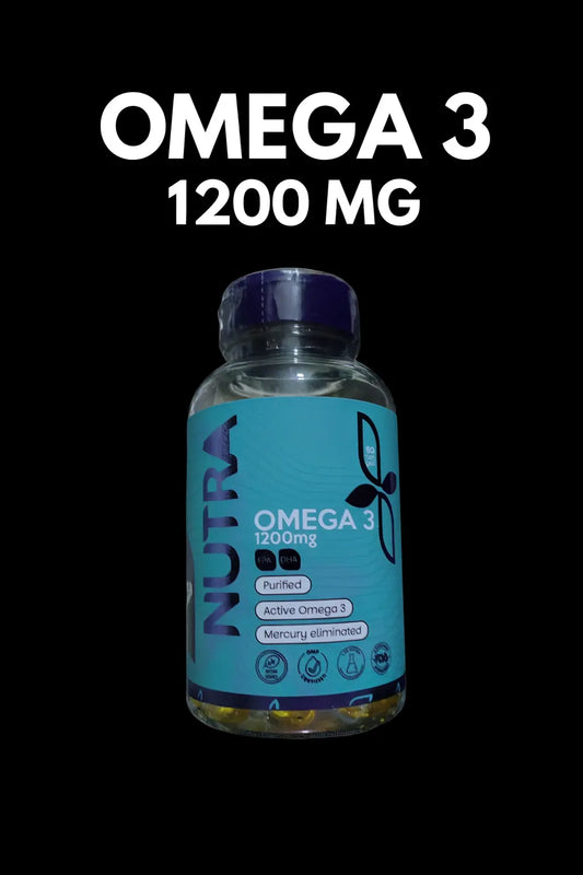 OMEGA 3 1200 MG X 60 SOFGEL - LIBRE DE MERCURIO - ¡Nutre tu mente y tu corazón naturalmente!