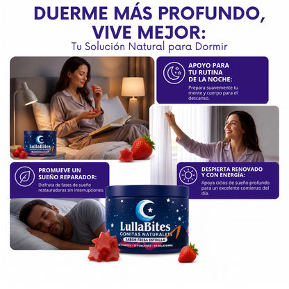 LullaBites ¡Gomitas naturales para Dormir!