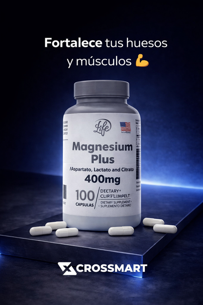 Magnesium Plus Complex  ¡Más energía, menos cansancio!