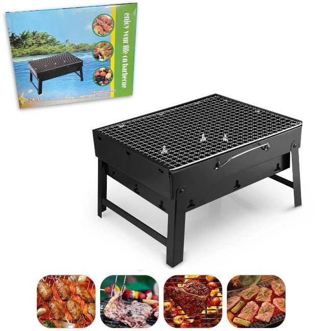 BBQ PEQUEÑO PORTATIL - ¡Perfecto para picnics, camping, o cualquier ocasión!