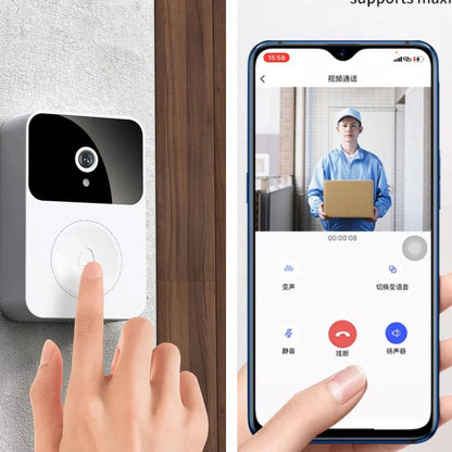 TIMBRE CON CÁMARA DE VIDEO INALÁMBRICA ¡Tu puerta, siempre vigilada, desde tu móvil !